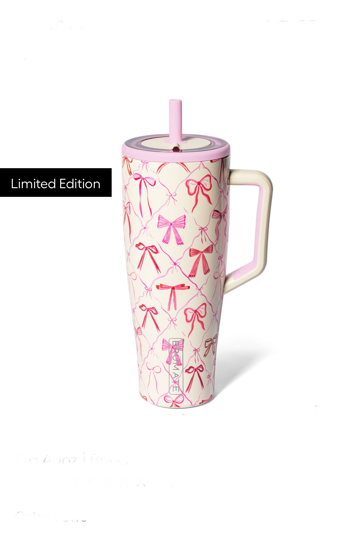 BrüMate Era 40oz Straw Tumbler Bows