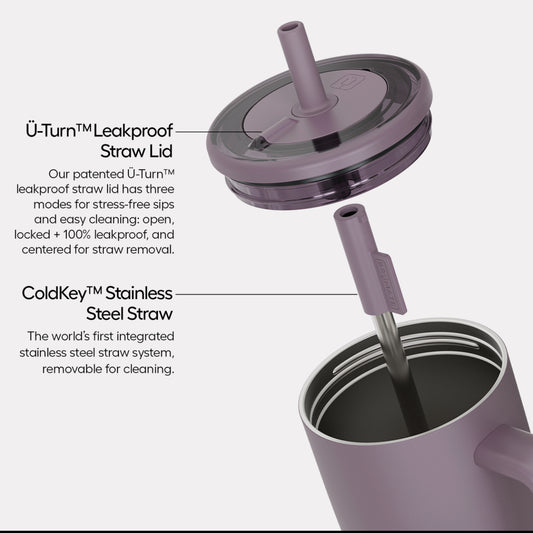 BrüMate Era 40oz Straw Tumbler Limoncello