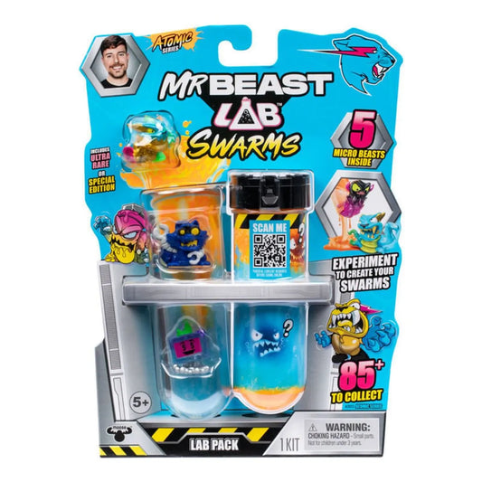 MrBeast Lab Swarms Test Tube 5 Pack, 1 inch Themed Atomic Serie