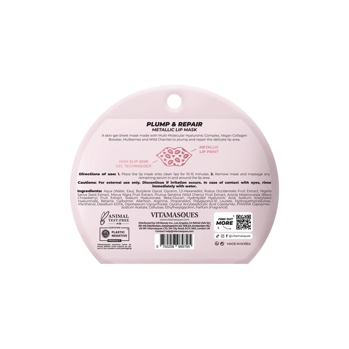 Vitamasques Lip Mask and Repair - Plump