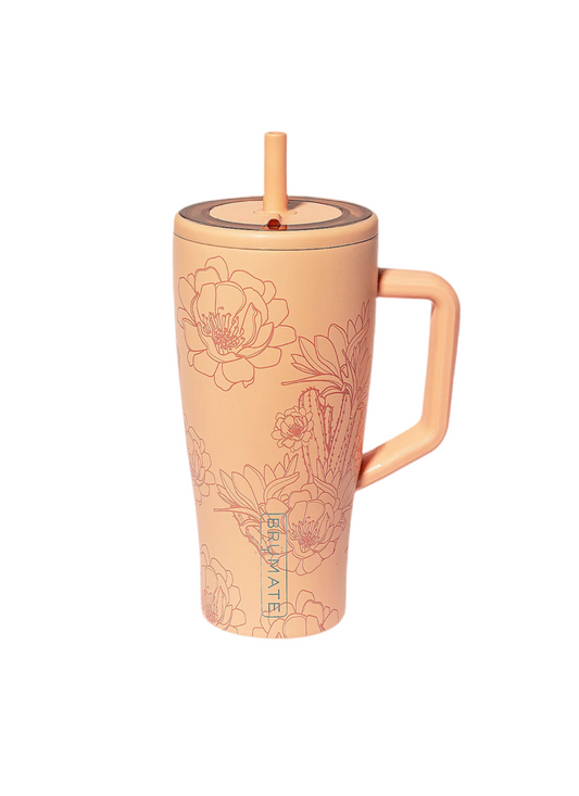 BrüMate Era 30oz Straw Cactus Flower