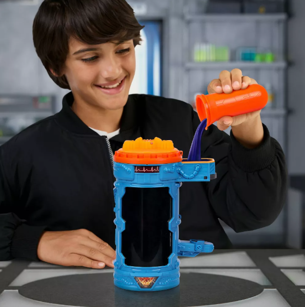 MrBeast Lab Mutators Mutation Chamber Flame Panther Action Figure