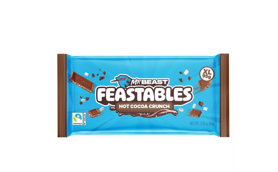 Feastables MrBeast Christmas Hot Cocoa Crunch XL 95g