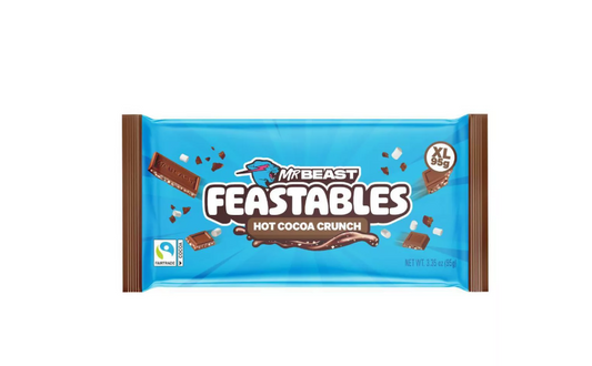 Feastables MrBeast Christmas Hot Cocoa Crunch XL 95g