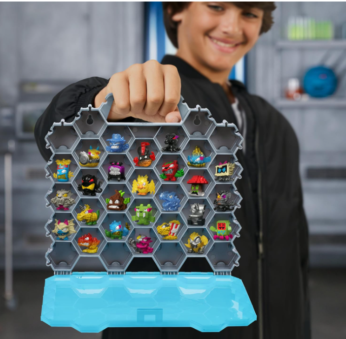 MrBeast Lab Paquete coleccionista capacidad para más de 70 micro bestias, con 26 micro bestias