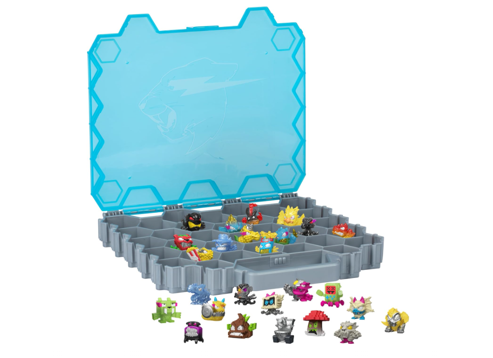 MrBeast Lab Paquete coleccionista capacidad para más de 70 micro bestias, con 26 micro bestias