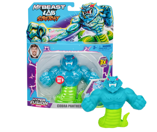 MrBeast Lab Héroe elástico Hyper Fusion, Cobra Panther