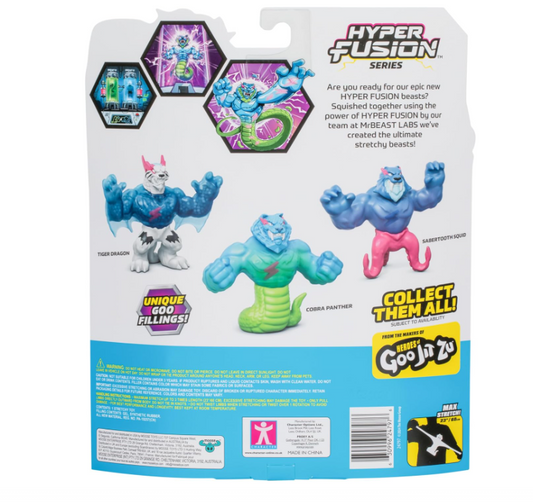 MrBeast Lab Héroe elástico Hyper Fusion, Cobra Panther