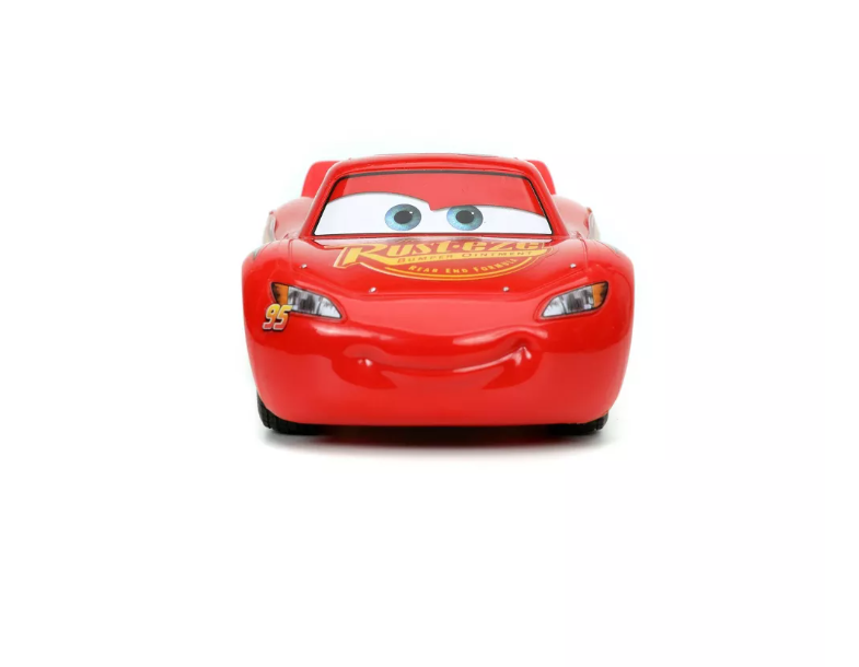 Disney Pixar / Coche de control remoto Cars Rayo McQueen escala 1:24 2.4 GHz/ Cars Lightning McQueen RC 1:24 Scale Remote Control Car 2.4 Ghz