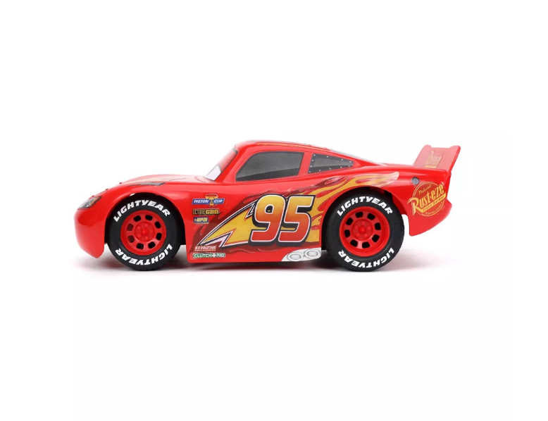 Disney Pixar / Coche de control remoto Cars Rayo McQueen escala 1:24 2.4 GHz/ Cars Lightning McQueen RC 1:24 Scale Remote Control Car 2.4 Ghz