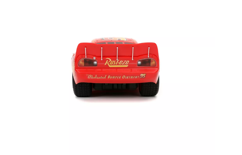 Disney Pixar / Coche de control remoto Cars Rayo McQueen escala 1:24 2.4 GHz/ Cars Lightning McQueen RC 1:24 Scale Remote Control Car 2.4 Ghz