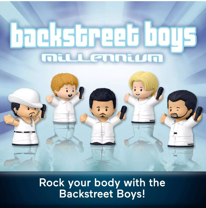 Little People Collector Backstreet Boys Special Edition Set for Music Fans with 5 Figures