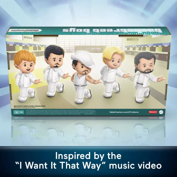 Little People Collector Backstreet Boys Special Edition Set for Music Fans with 5 Figures