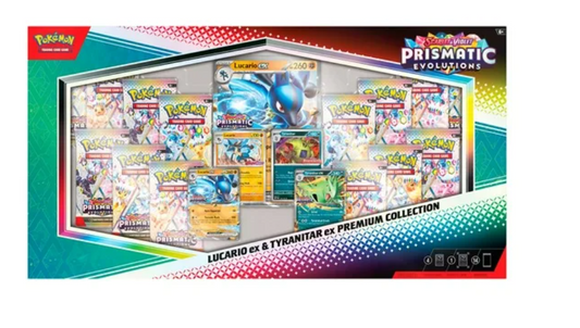 Pokémon Colección Premium de Cartas Pokémon Lucario ex y Tyranitar ex