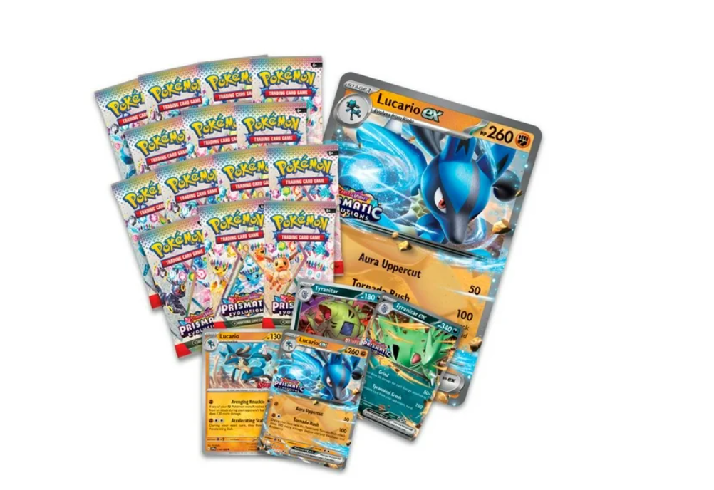 Pokémon Colección Premium de Cartas Pokémon Lucario ex y Tyranitar ex