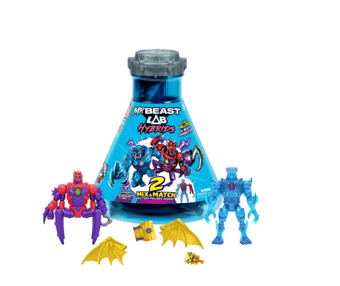 MrBeast Lab Paquete Múltiple de Híbridos 2 figuras Mix and Match