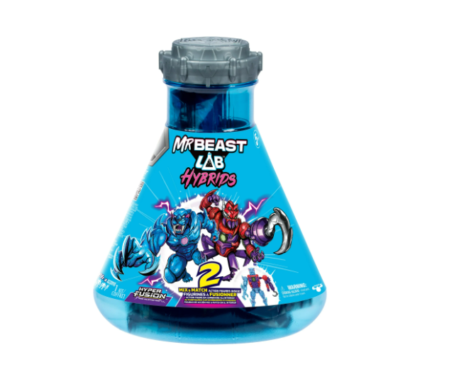 MrBeast Lab Paquete Múltiple de Híbridos 2 figuras Mix and Match