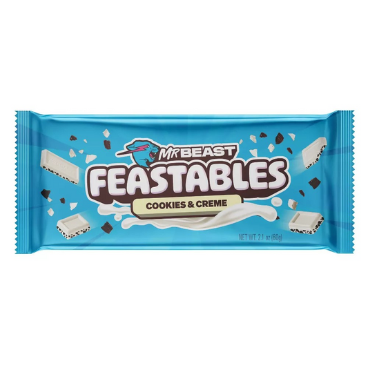 Feastables MrBeast Cookies and Cream Chocolate Bar 60g