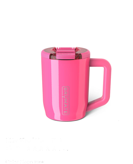 BrüMate Müv 15oz Travel Mug Neon Pink