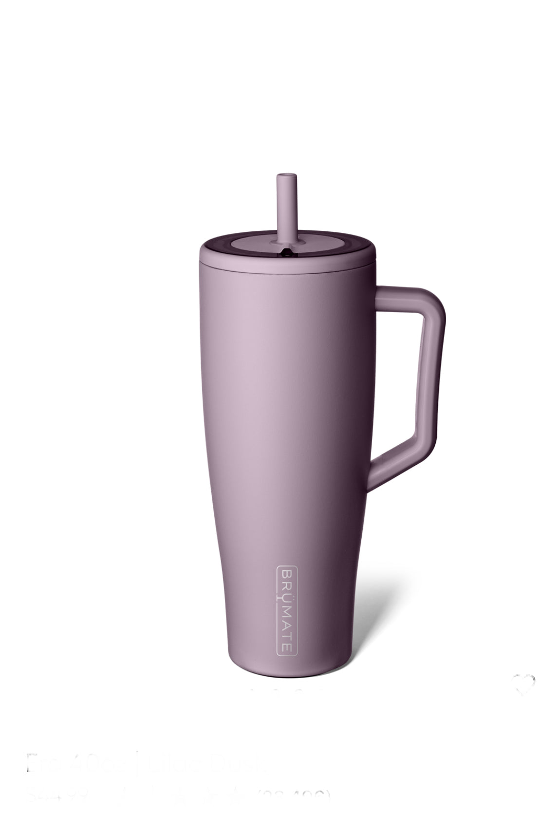 BrüMate Era 40oz Straw Tumbler Lilac Dusk