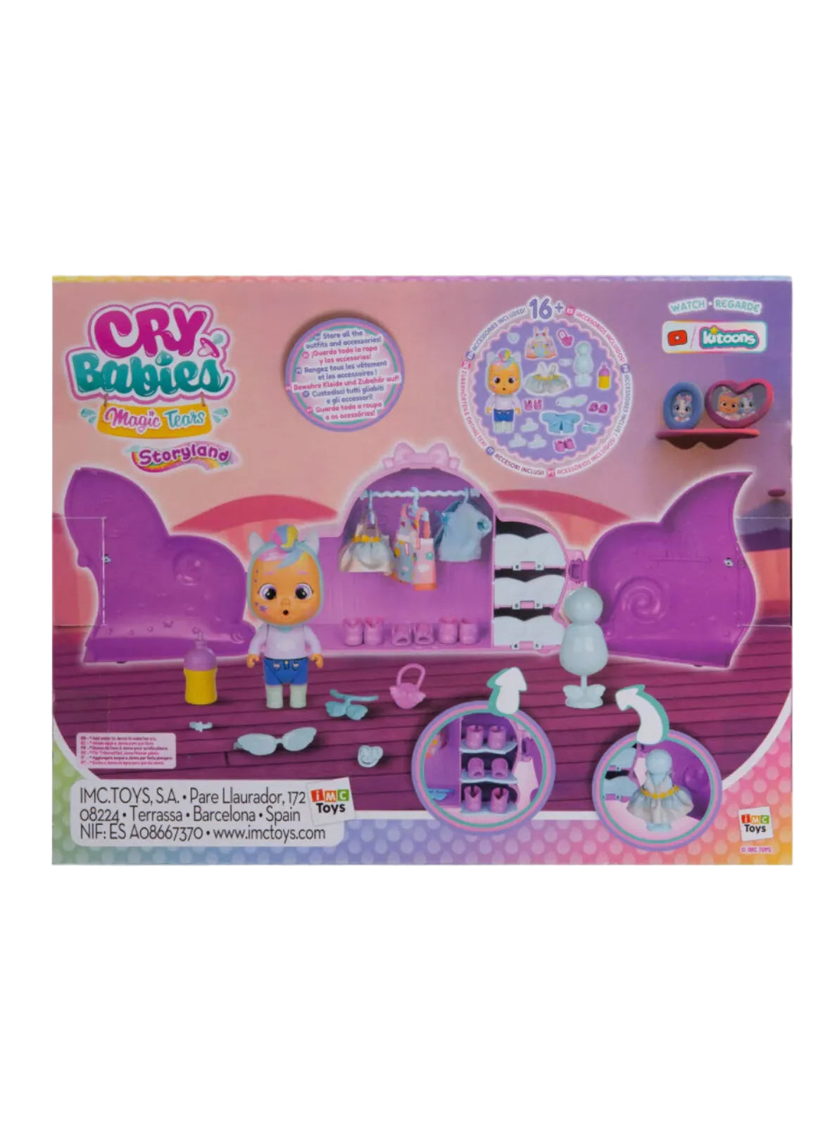 Juego de Armario Cry Babies Jenna's + Ropa