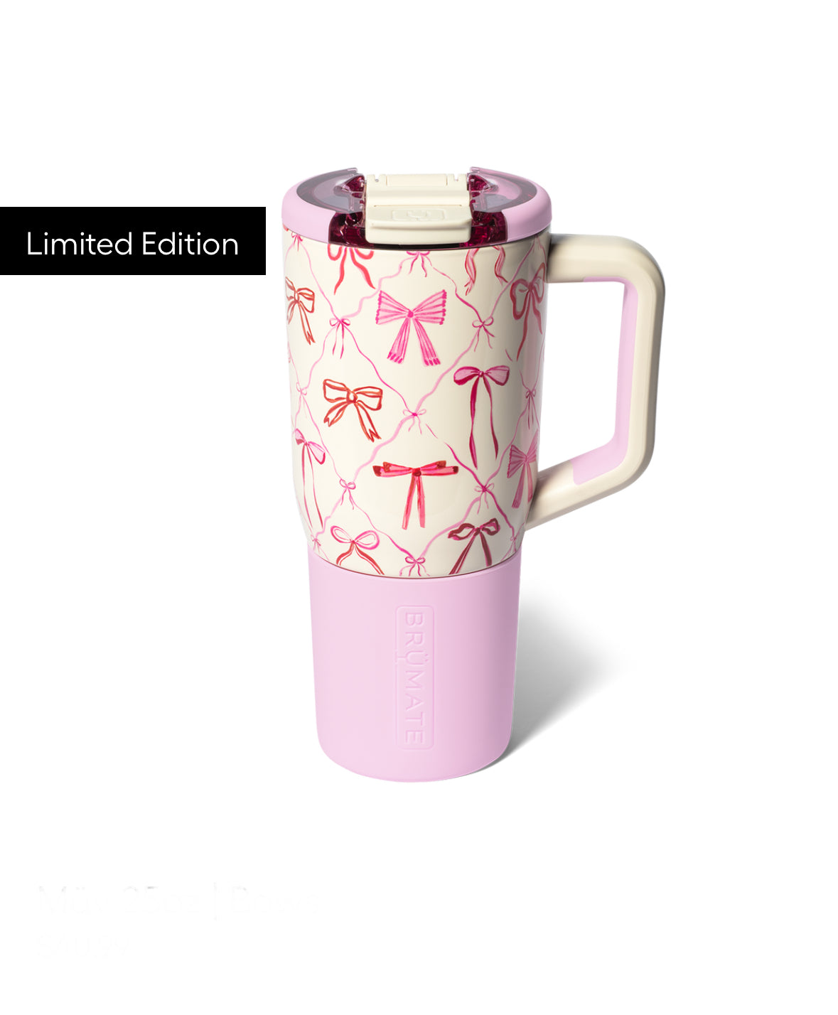 BrüMate Müv 25oz Travel Mug Bows