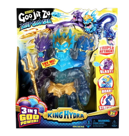 Heros of Goo Jit Zu King Hydra Deep Goo Sea Figure