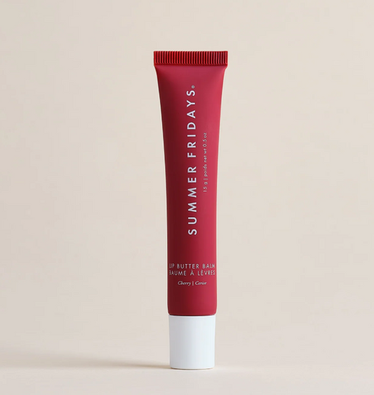 Summer Fridays - Lip Butter Balm Treatment for Hydration + Nourishing Shine Cherry