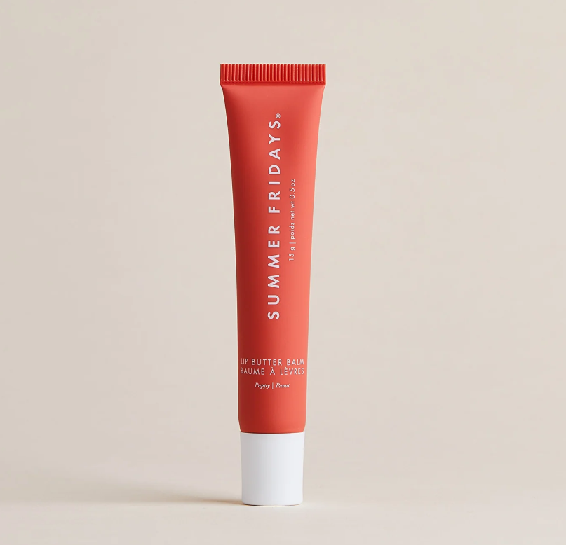 Summer Fridays - Lip Butter Balm Treatment for Hydration + Nourishing Shine Poppy