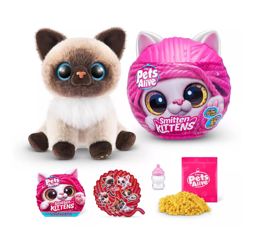 Pets Alive Smitten Kitten Interactive Plush by ZURU